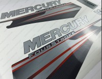 Mercury 100HP Four Stroke 2013-2017 Outboard Decal Kit